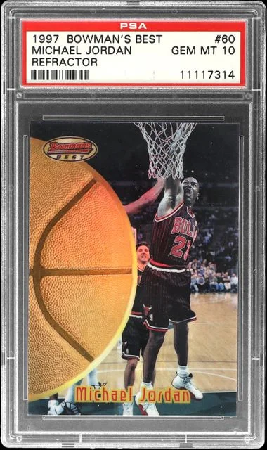 1997 Bowman's Best Michael Jordan #60 card image