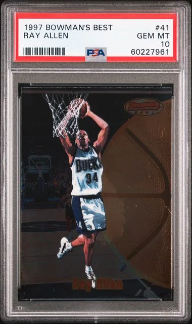 1997 Bowman's Best Ray Allen #41 card image