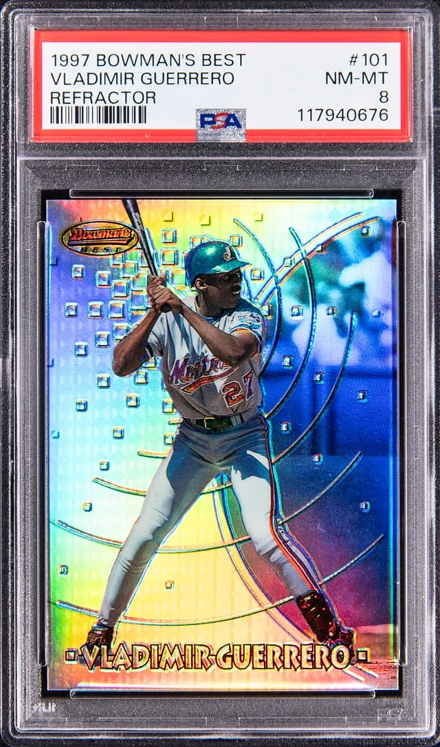 1997 Bowman's Best Vladimir Guerrero Refractor #101 card image