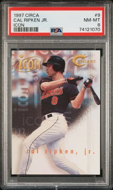 1997 Circa Icon Cal Ripken Jr. #9 card image