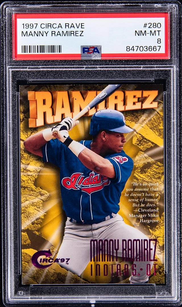 1997 Circa Rave Manny Ramirez #280 card image