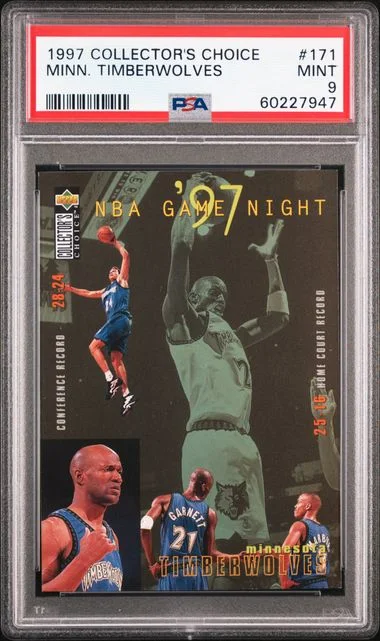 1997 Collector's Choice Minnesota Timberwolves #171 card image
