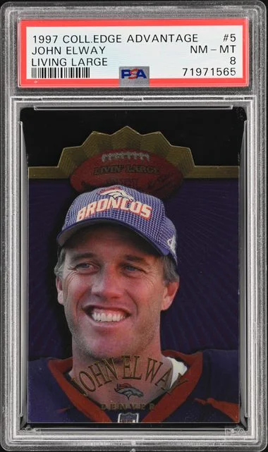 1997 Collector's Edge Living Large John Elway #5 card image
