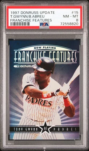 1997 Donruss Bobby Abreu/Tony Gwynn Update Franchise Features #15 card image