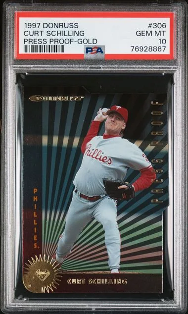 1997 Donruss Curt Schilling Press Proof #306 card image