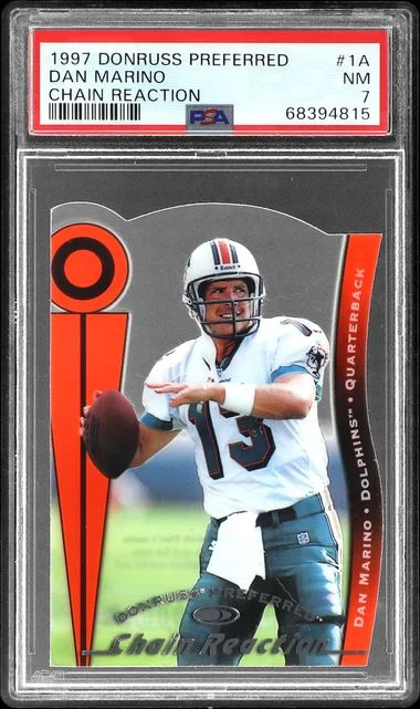 1997 Donruss Dan Marino Preferred Chain Reaction #1A card image