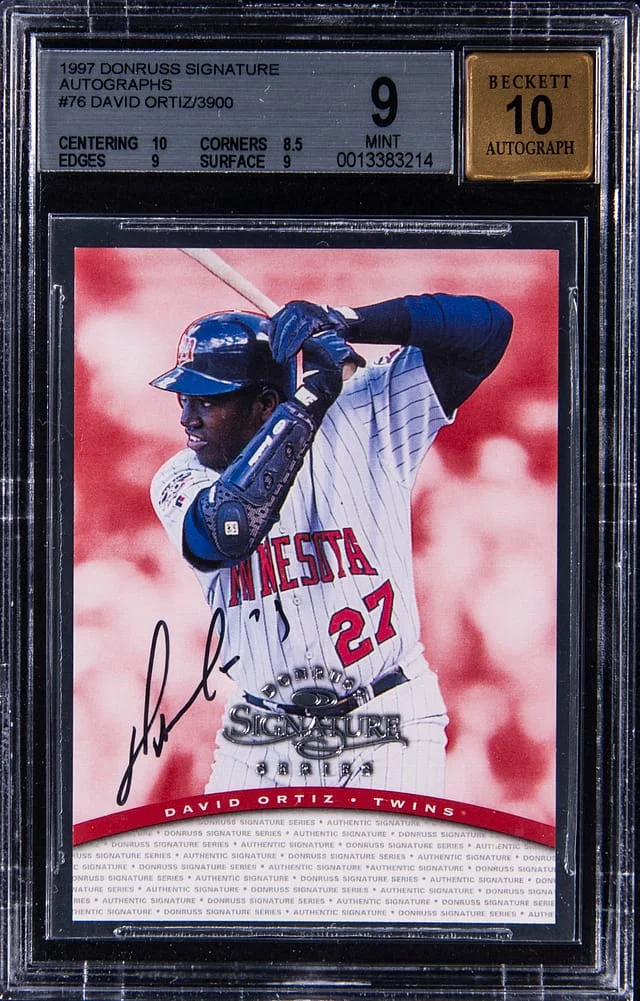 1997 Donruss David Ortiz Signature Autographs #76 card image