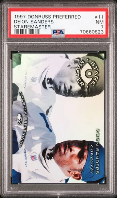 1997 Donruss Deion Sanders Preferred Staremaster #11 card image