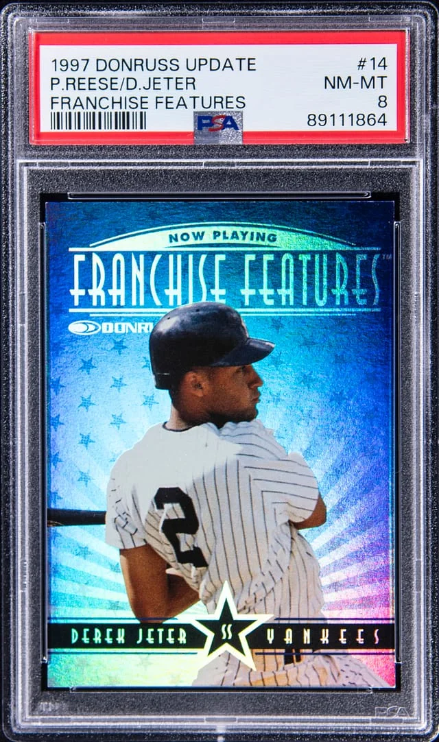 1997 Donruss Derek Jeter/Pokey Reese Update Franchise Features #14 card image