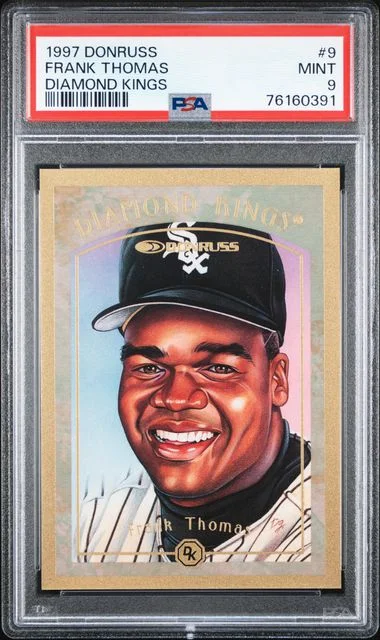 1997 Donruss Diamond Kings Frank Thomas #9 card image