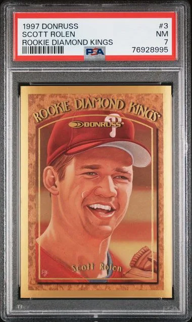 1997 Donruss Diamond Kings Scott Rolen #3 card image