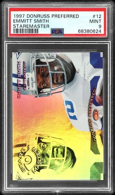 1997 Donruss Emmitt Smith (0180/1500) Preferred Staremaster #12 card image