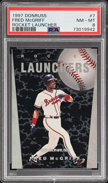 1997 Donruss Fred McGriff Rocket Launcher #7 card image
