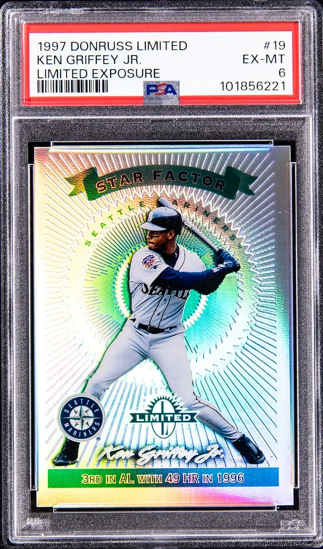 1997 Donruss Ken Griffey Jr. (/40) Limited Exposure #19 card image