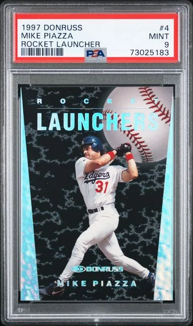 1997 Donruss Mike Piazza Rocket Launchers #4 card image
