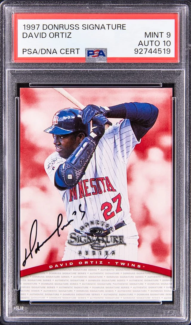 1997 Donruss Signature David Ortiz #no-number card image