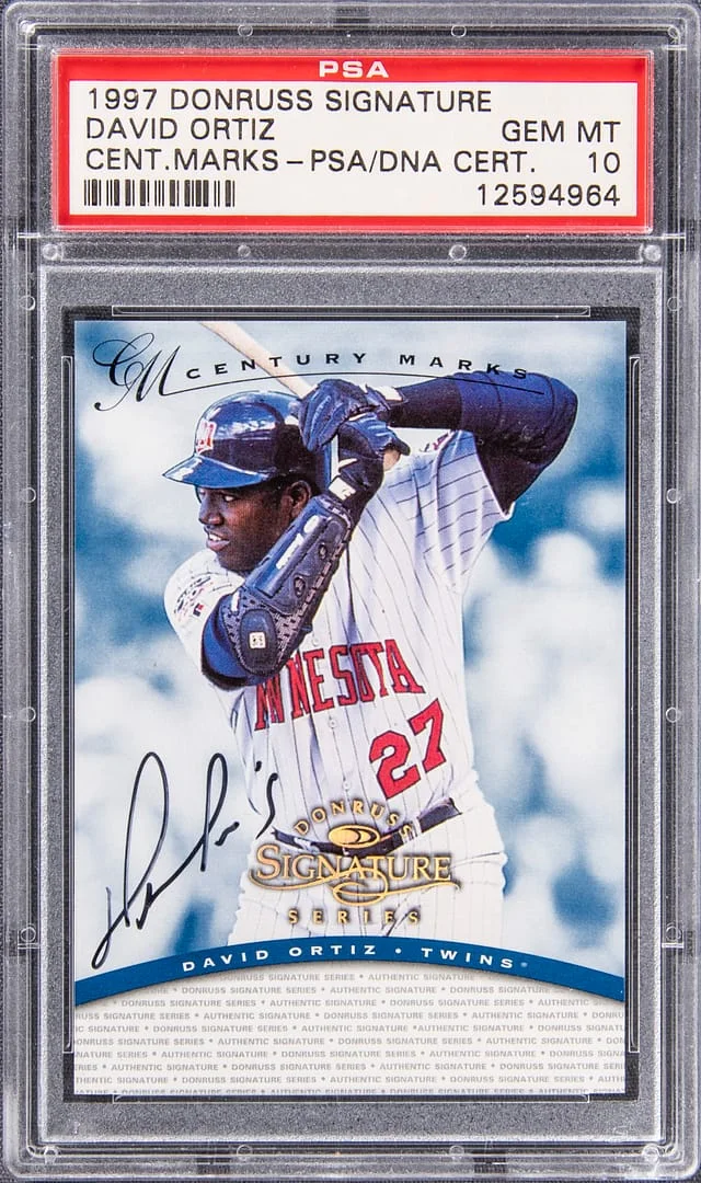1997 Donruss Signature Series Century Marks David Ortiz #no-number card image