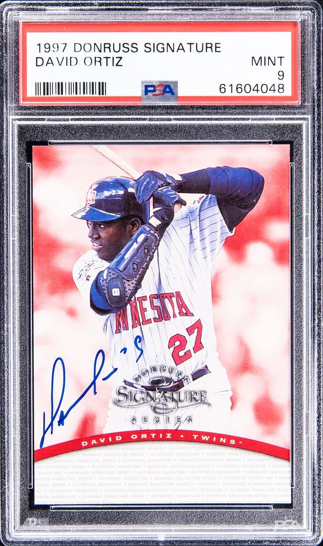 1997 Donruss Signature Series David Ortiz #no-number card image