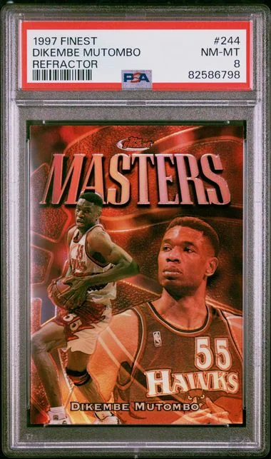 1997 Finest Dikembe Mutombo Refractor #244 card image