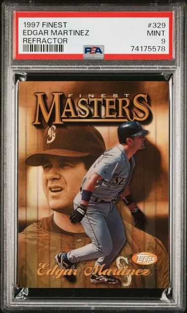 1997 Finest Edgar Martinez Refractor #329 card image
