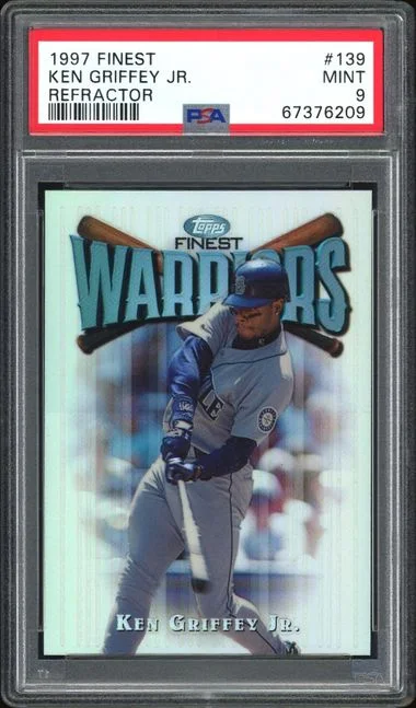 1997 Finest Ken Griffey Jr. Refractor #139 card image