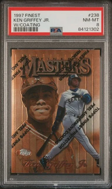 1997 Finest Ken Griffey Jr. W/Coating #238 card image