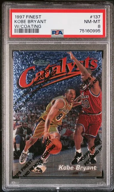 1997 Finest Kobe Bryant W/Coating #137 card image