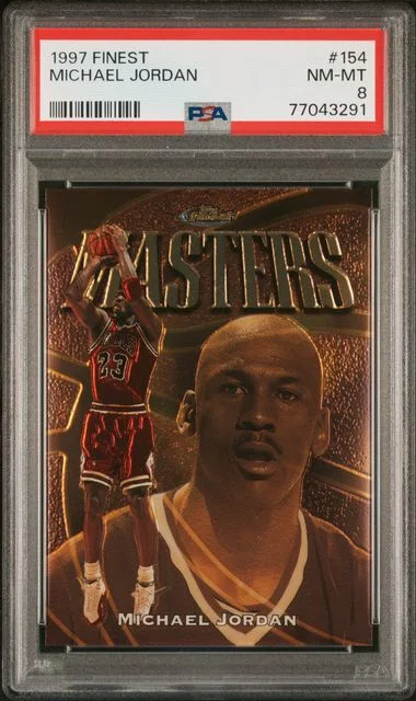 1997 Finest Michael Jordan #154 card image