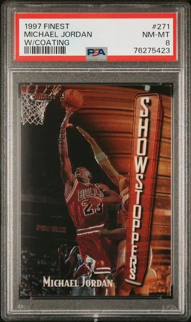 1997 Finest Michael Jordan W/Coating #271 card image