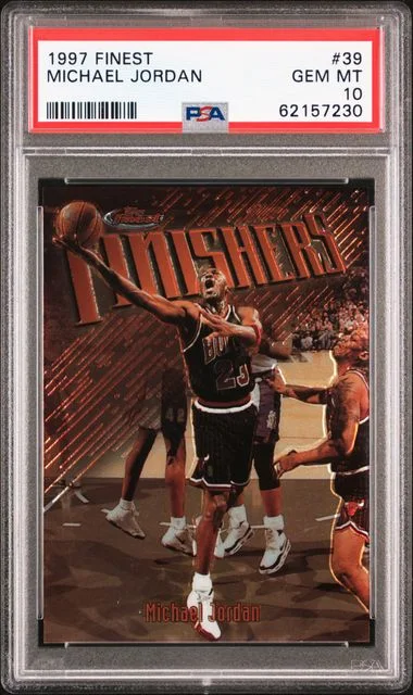1997 Finest Michael Jordan #39 card image