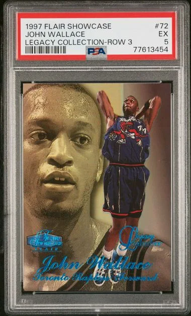 1997 Flair Showcase 72 John Wallace Legacy Collection Legacy Collection-Row #3 card image