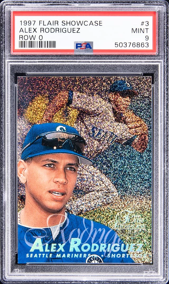 1997 Flair Showcase Alex Rodriguez Row 0 #3 card image