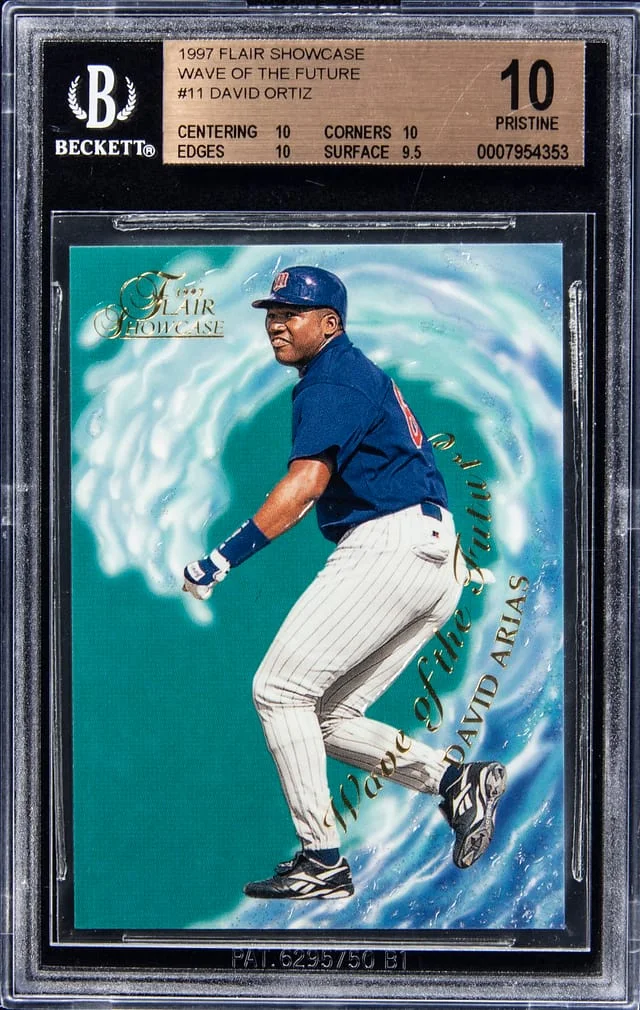 1997 Flair Showcase David Ortiz Wave Of The Future #11 card image