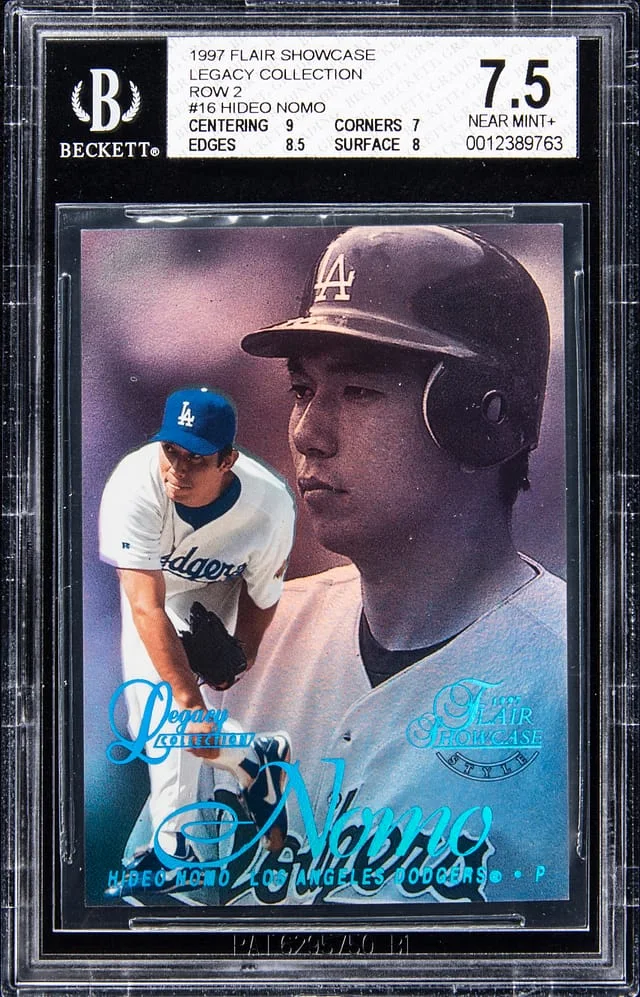 1997 Flair Showcase Hideo Nomo Legacy Collection Row 1 #16 card image