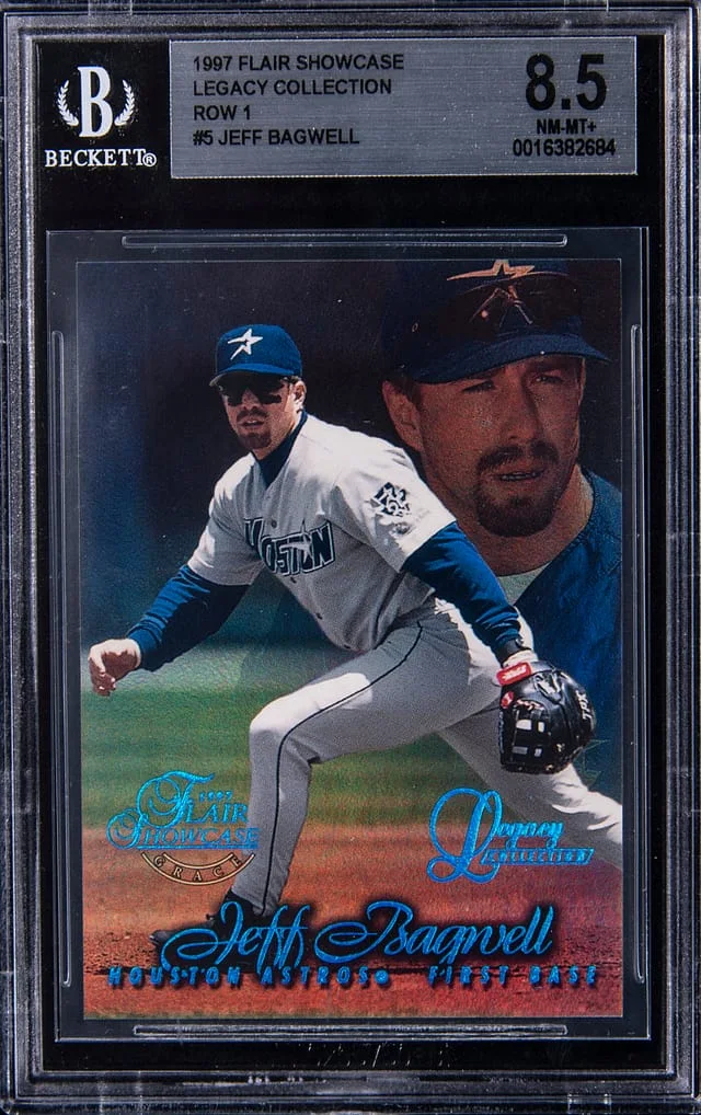 1997 Flair Showcase Jeff Bagwell Legacy Collection Row 1 #5 card image