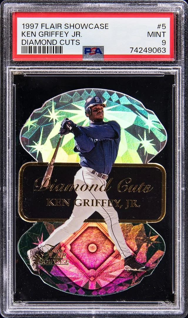 1997 Flair Showcase Ken Griffey Jr. Diamond Cuts #5 card image