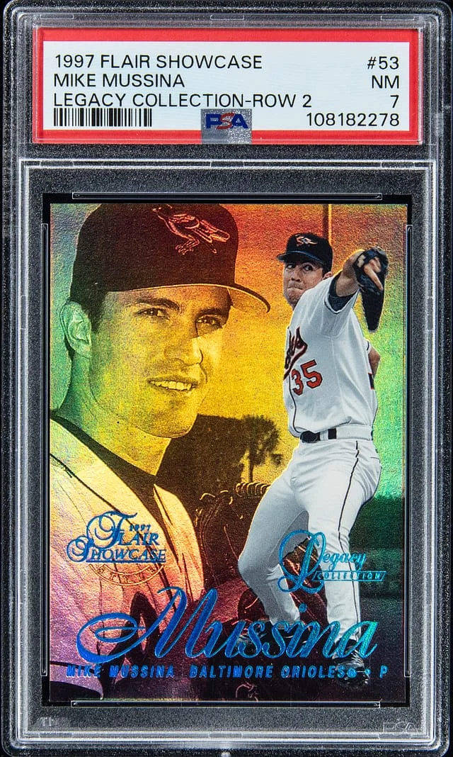 1997 Flair Showcase Mike Mussina Legacy Collection-Row 2 #53 card image