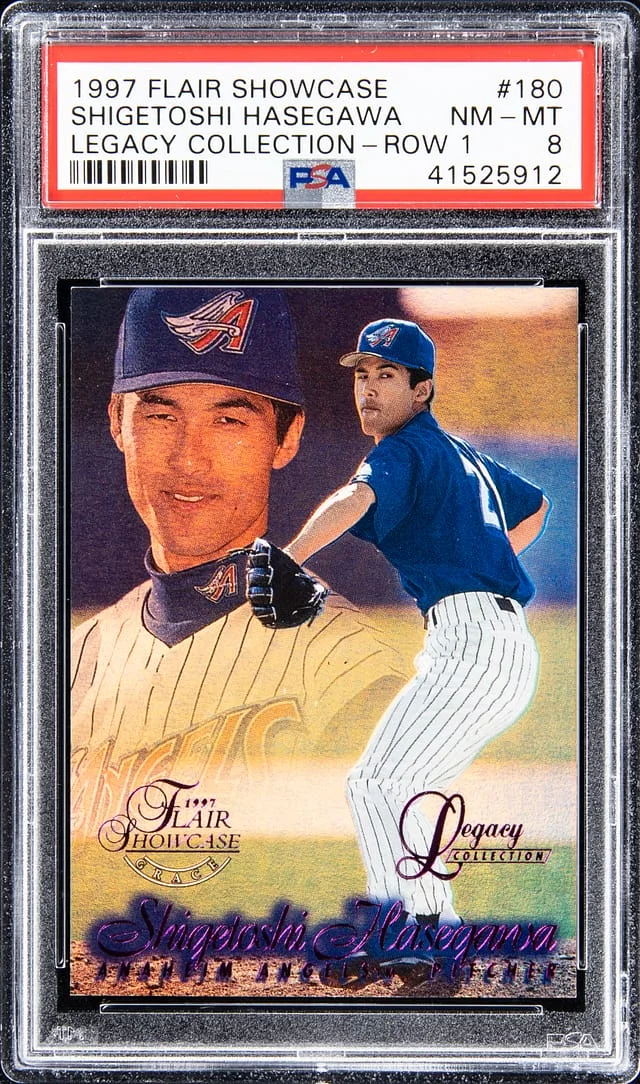 1997 Flair Showcase Shigestoshi Hasegawa Legacy Collection Masterpiece Row 1 #180 card image