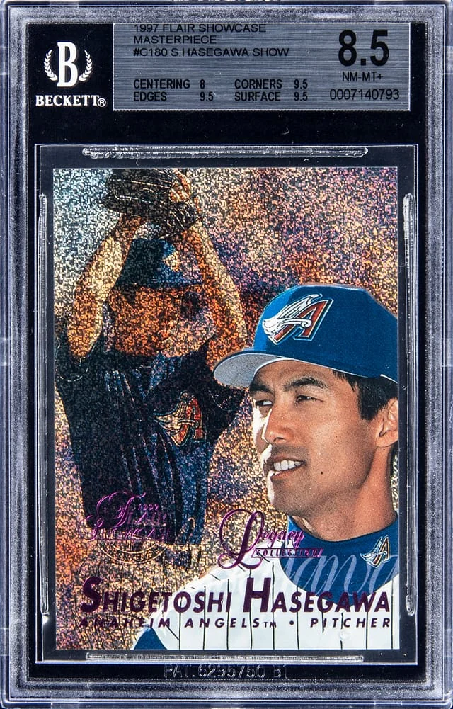 1997 Flair Showcase Shigestoshi Hasegawa Masterpiece Row 0 #C180 card image