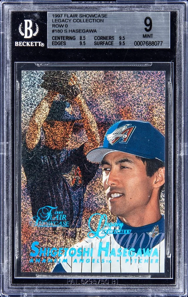 1997 Flair Showcase Shigetoshi Hasegawa Legacy Collection Row 0 #180 card image