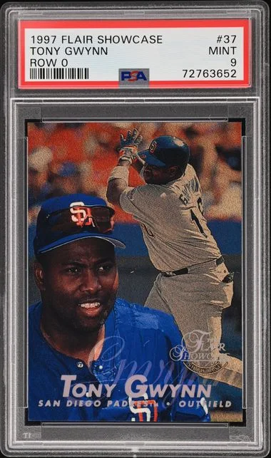 1997 Flair Showcase Tony Gwynn Row 0 #37 card image