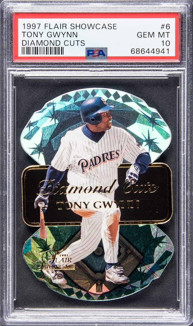 1997 Flair Showcase Tony Gwynn Diamond Cuts #6 card image