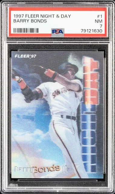 1997 Fleer Barry Bonds Night & Day #1 card image