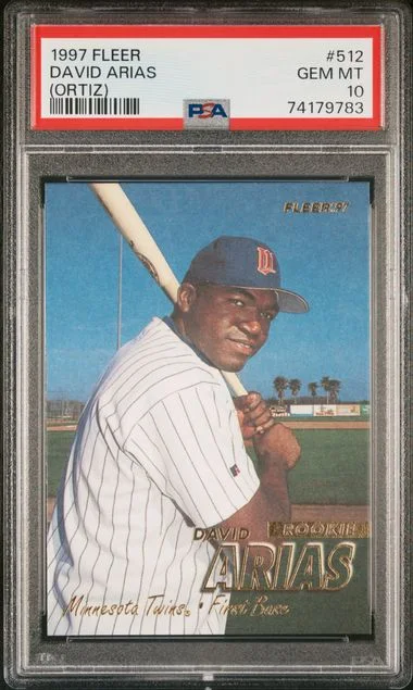 1997 Fleer David Arias #512 card image