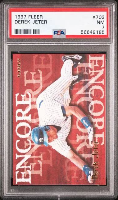 1997 Fleer Derek Jeter #703 card image
