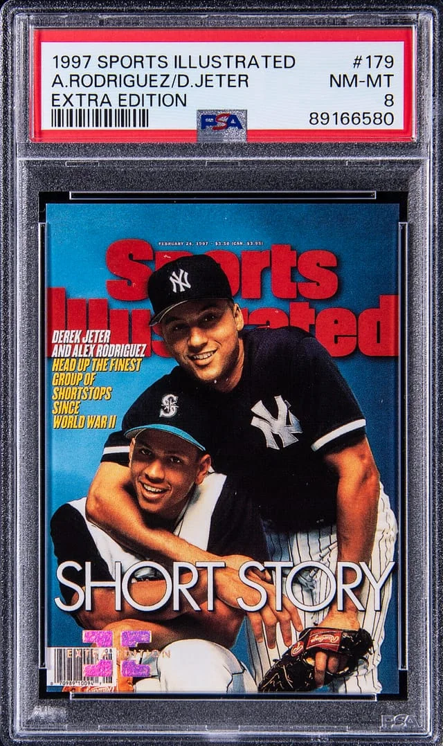 1997 Fleer Derek Jeter/Alex Rodriguez Sports Illustrated Extra Edition #179 card image