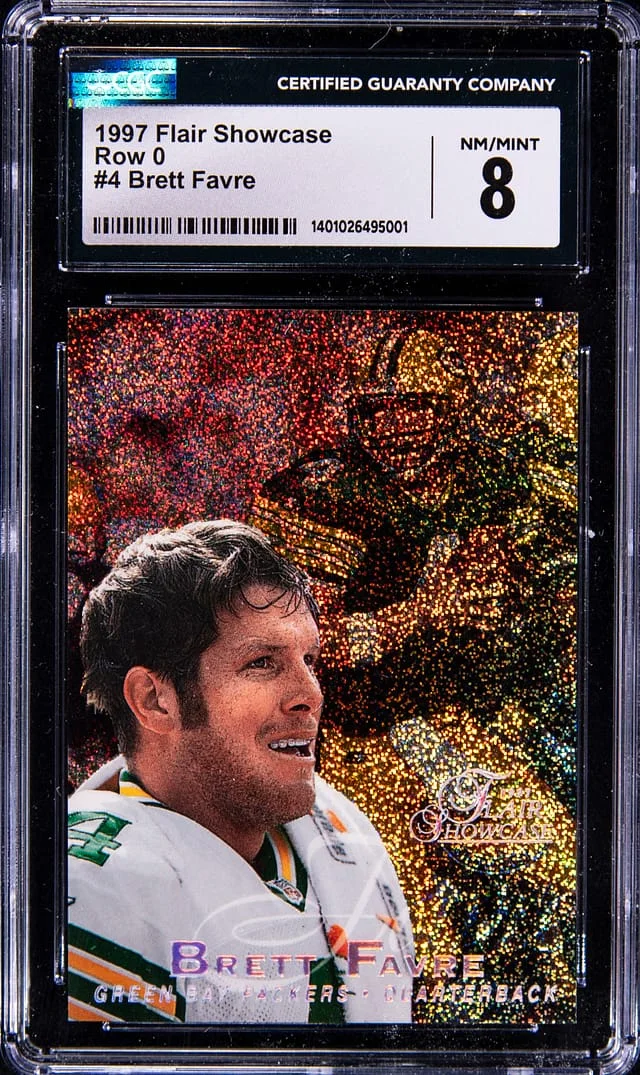 1997 Fleer Flair Showcase Brett Favre Row 0 #4 card image