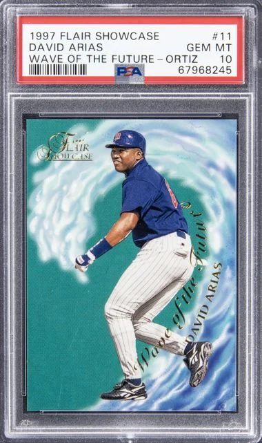 1997 Fleer Flair Showcase David Arias (Ortiz) Wave Of The Future #11 card image