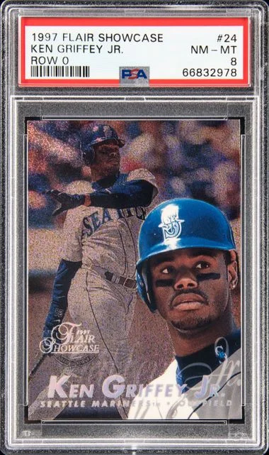 1997 Fleer Flair Showcase Ken Griffey Jr. Row 0 #24 card image