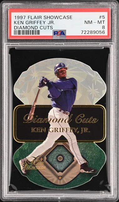 1997 Fleer Flair Showcase Ken Griffey Jr. Diamond Cuts #5 card image